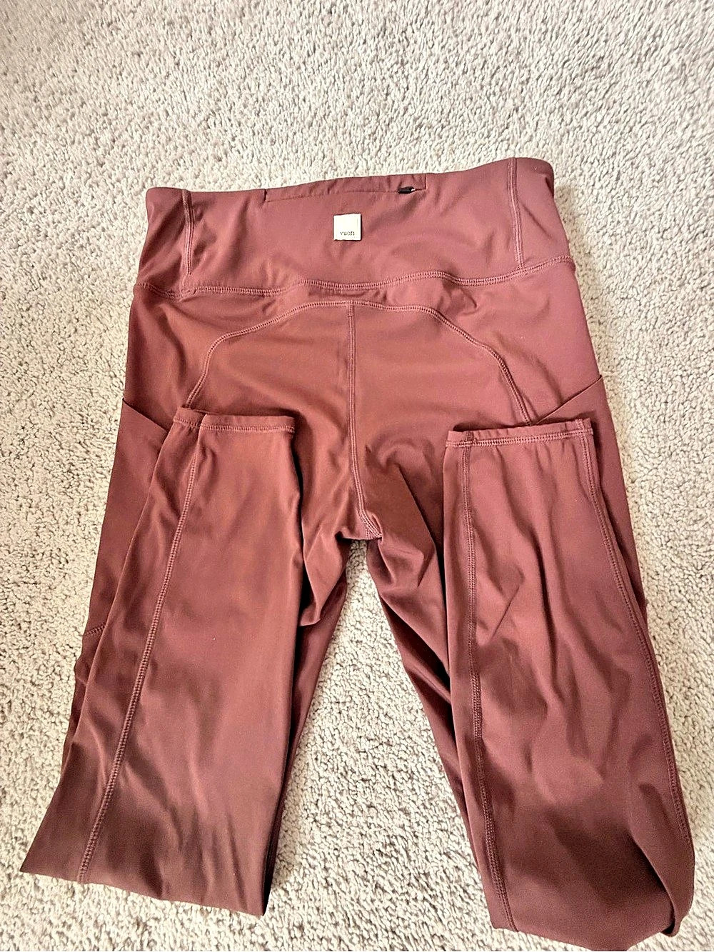 Vuori Stride Legging Brown Athletic Leggings Small